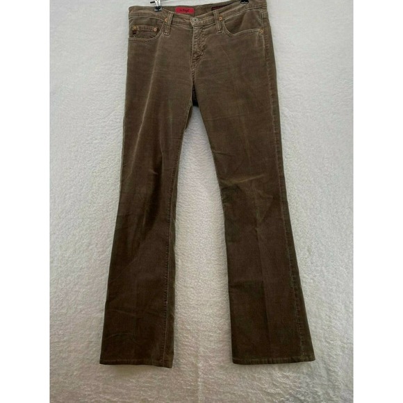 Corduroy Pants Bootcut Brown 